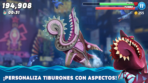 Captura de pantalla de Hungry Shark World