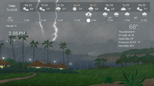 YoWindow Weather and wallpaper screenshot