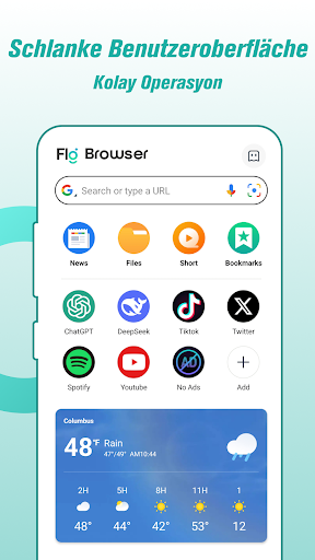 Fly Browser - Private & Fast Screenshot