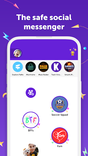 Kinzoo: Fun All-Ages Messenger screenshot