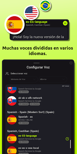 Captura de pantalla de Voz de la Mujer del Traductor