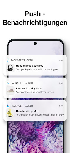 Sendungsverfolgung - paket app Screenshot