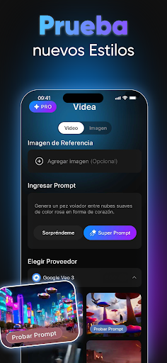 Captura de pantalla de Creador De Vídeos con IA Videa