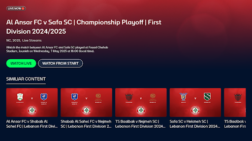 FIFA+ Stream Live Football TV screenshot
