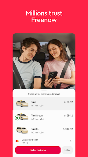Captura de pantalla de Freenow by Lyft - taxi & more