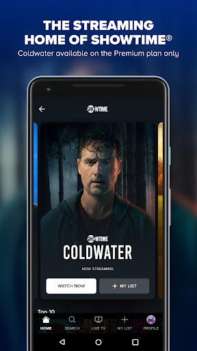 Captura de pantalla de Paramount+