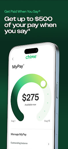 Captura de pantalla de Chime® – Fee-Free Banking
