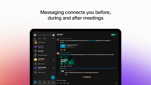 Webex screenshot