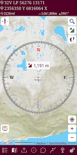 Captura de pantalla de Mgrs & Utm Mapa Pro