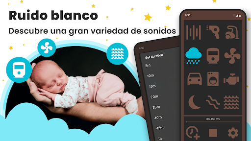 Captura de pantalla de Ruido blanco para bebés
