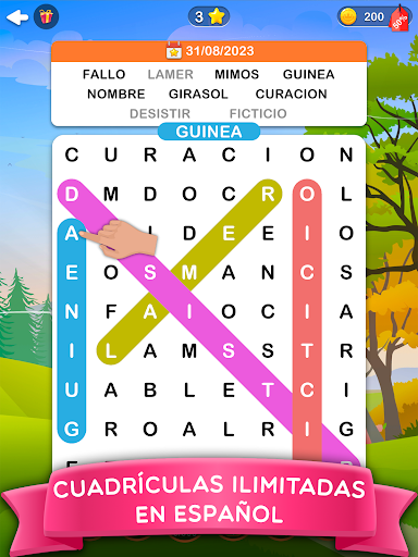 Captura de pantalla de Word Search 2: Sopa de letras