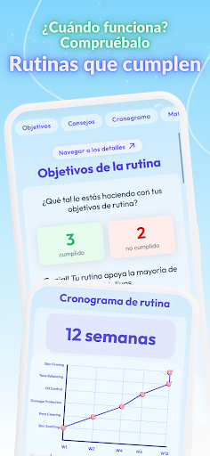 Captura de pantalla de Skin Bliss Rutinas de skincare