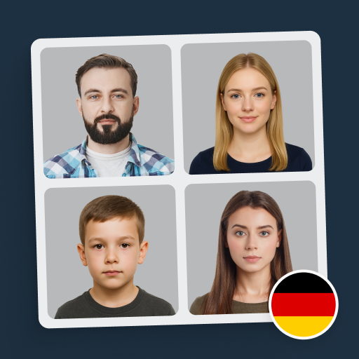 Passbilder App für Deutschland-Symbol