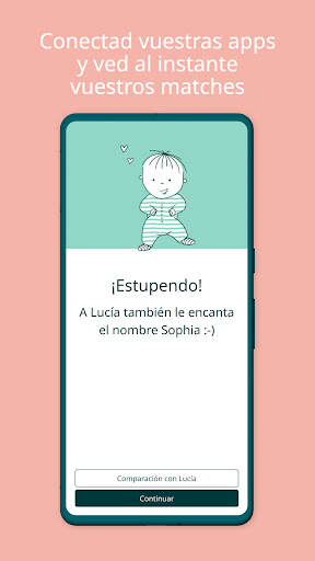 Captura de pantalla de Nombres de bebé 2025