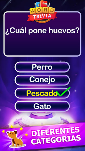 Captura de pantalla de Word Trivia Juego de palabras