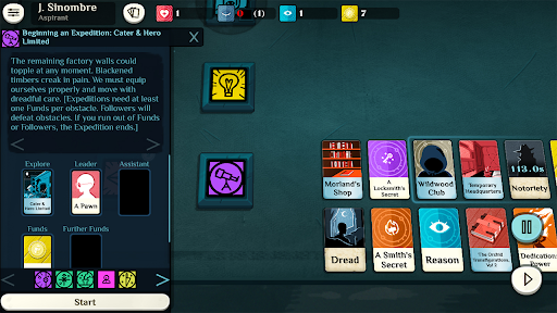 Captura de pantalla de Cultist Simulator