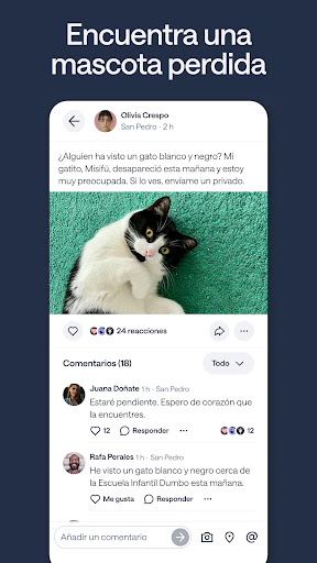 Captura de pantalla de Nextdoor: Red del barrio
