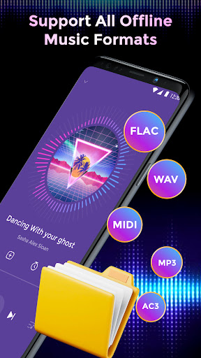Captura de pantalla de Offline Music Mp3 Player- Muso