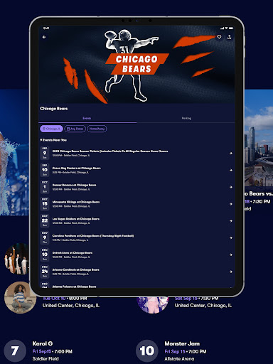 Captura de pantalla de Vivid Seats | Event Tickets