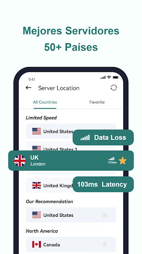 Captura de pantalla de Plato VPN: Súper VPN gratis