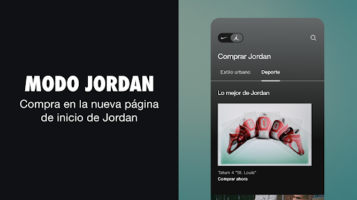 Captura de pantalla de Nike: zapatillas y ropa