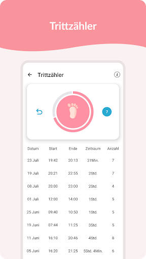 Schwangerschaft Kalender Screenshot