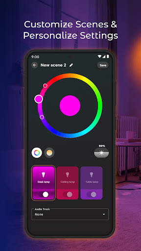 Captura de pantalla de Hue Light App Remote Control