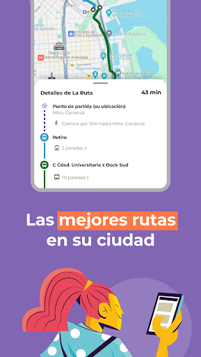 Captura de pantalla de Cittamobi: Horários de Buses