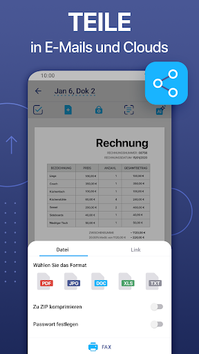 iScanner: PDF-Scanner-App Screenshot