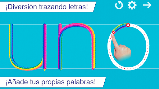 Captura de pantalla de Escribo en letras de imprenta