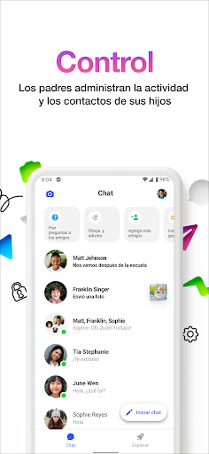 Captura de pantalla de Messenger Kids – La app de men