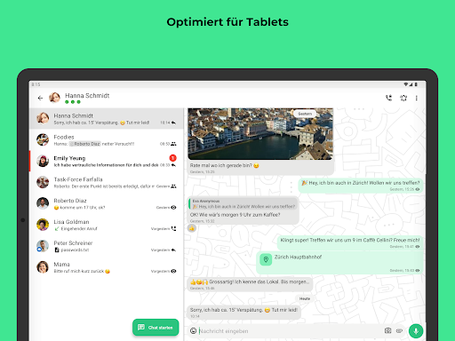 Threema. Der sichere Messenger Screenshot