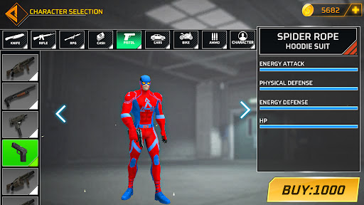 Captura de pantalla de Rope Action City Fighting Game