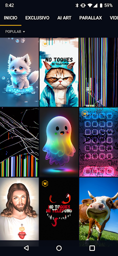 Captura de pantalla de Wallcraft – Fondos de pantalla