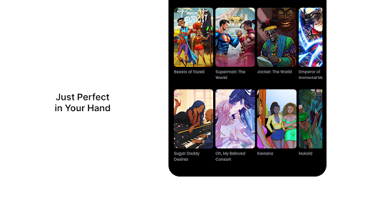 Captura de pantalla de Zebra Comics: Webtoons & Manga