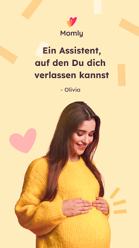 Schwangerschafts-App - Momly Screenshot