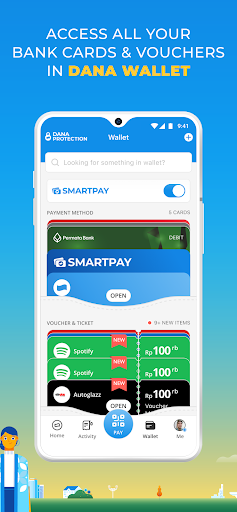 Captura de pantalla de DANA Indonesia Digital Wallet