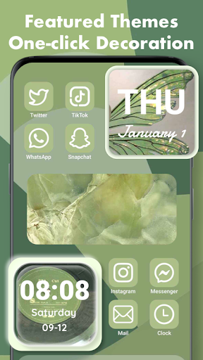 Captura de pantalla de Widgets Art - Wallpaper, Theme