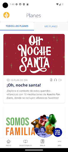 Captura de pantalla de Nuestro Pan Diario