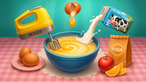 Captura de pantalla de Cake Maker DIY: Baking Games