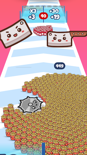 Captura de pantalla de Food Run - Crowd Control Game