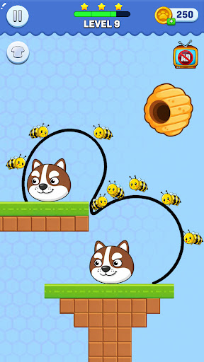 Draw to Save: Dog Puzzle screenshot