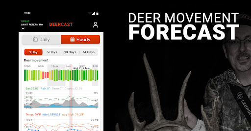 Captura de pantalla de DeerCast: Weather, Maps, Track