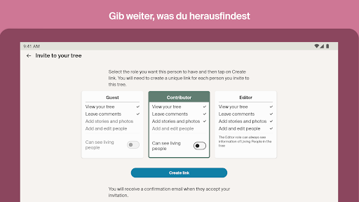 Ancestry: Familie und DNA Screenshot