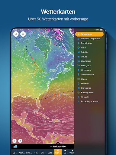 Ventusky: Wetterkarte & Radar Screenshot