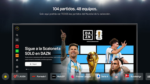 Captura de pantalla de DAZN - Deportes en Directo