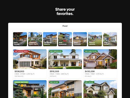 Captura de pantalla de Redfin: Buy, Sell & Rent Homes