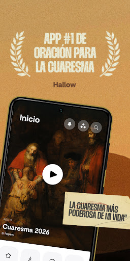 Captura de pantalla de Hallow: Meditación católica