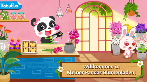 Blumenkurs mit kleinen Panda Screenshot
