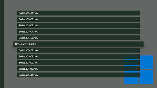 Captura de pantalla de Vimu Media Player for TV